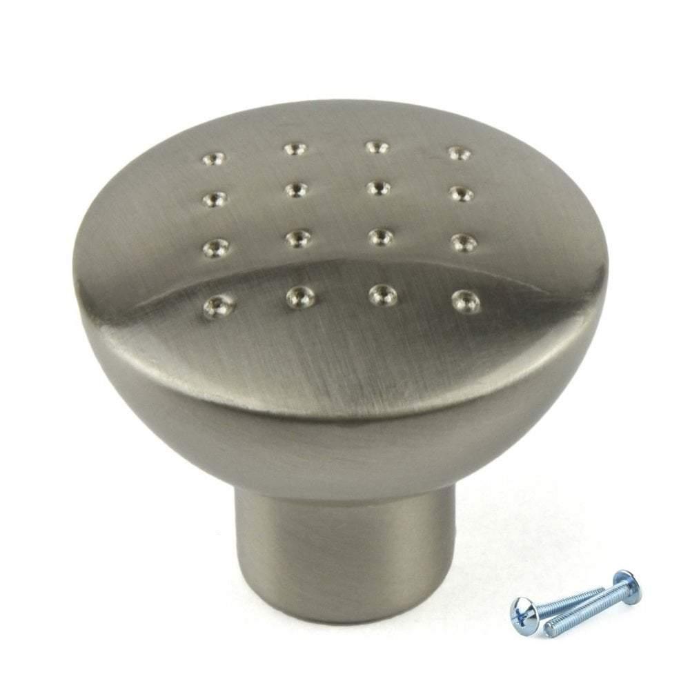 M4TEC Durness C9 Stainless Steel Cabinet Knob – 33mm Dimple-Pattern Cupboard & Drawer Handle