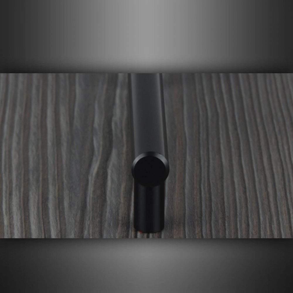 M4TEC Ballater D5 Black T-Bar Handle β Modern Cabinet, Cupboard & Door Handle (128mm Centres)