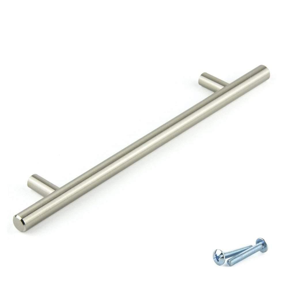 M4TEC Balintore T-Bar Handle β Brushed Nickel Cabinet, Cupboard & Drawer Handle (D4 Series)