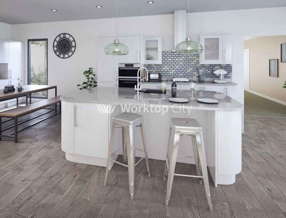 Vogue Slab White Gloss- Replacement Kitchen Doors SAMPLE PRODUCTS