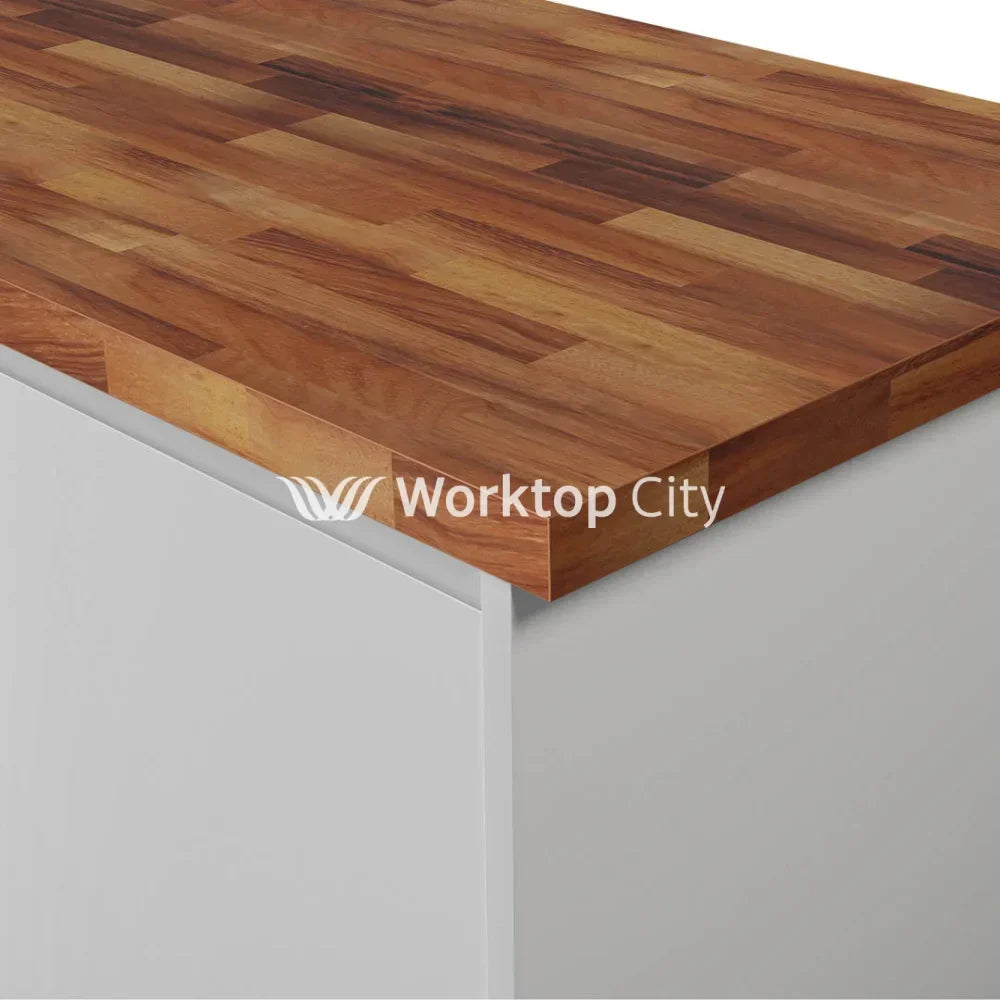 Wtc Elegance Solid Iroko Real Wood Kitchen Worktops 40Mm (T)