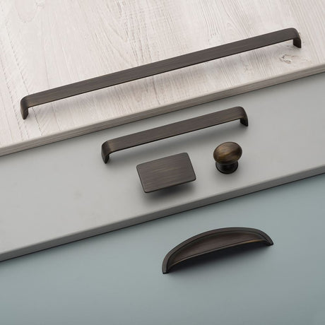 Camden Antique Black Cabinet Door Handles