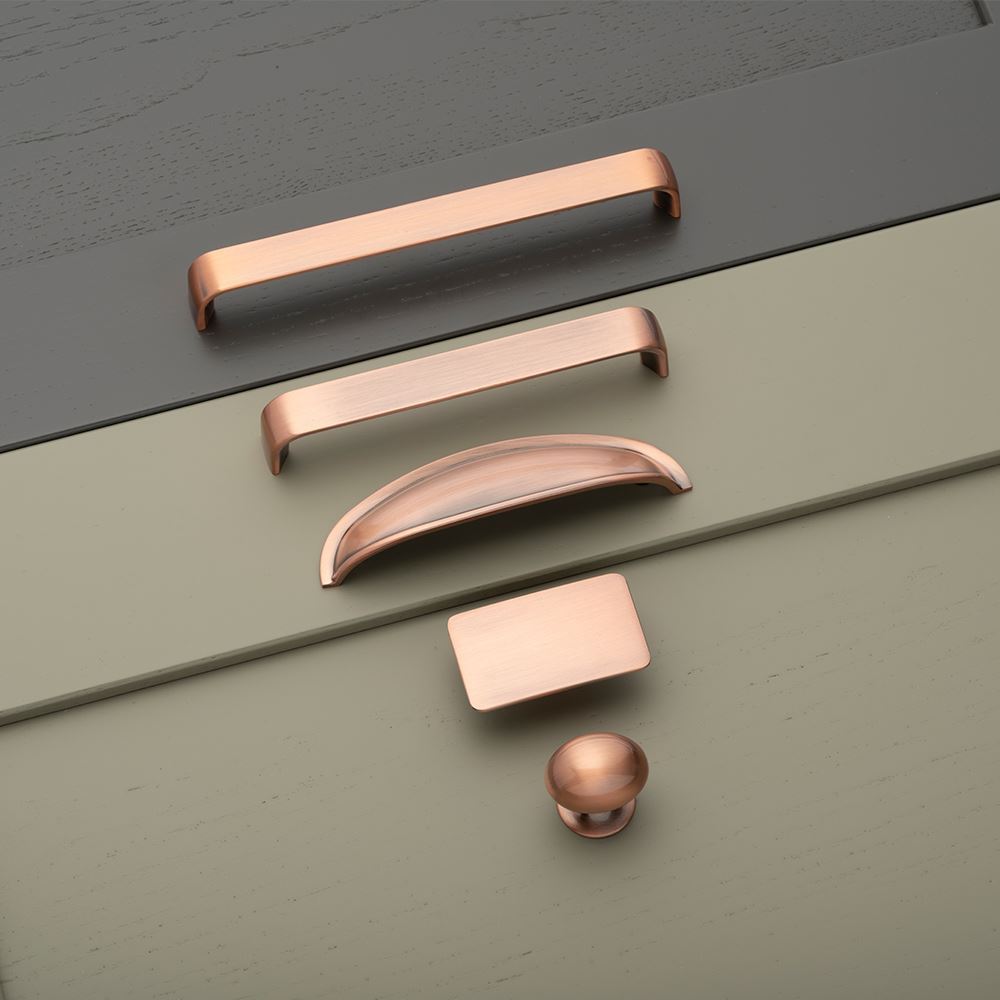 Camden Antique Copper Cabinet Door Handles