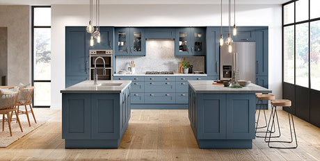Blue Kitchen Doors