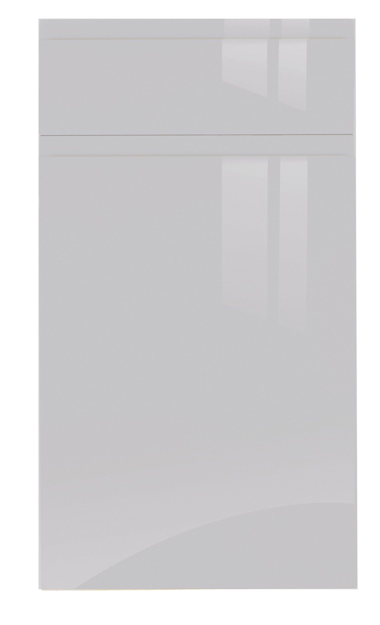 Jay Handleless Light Grey Gloss