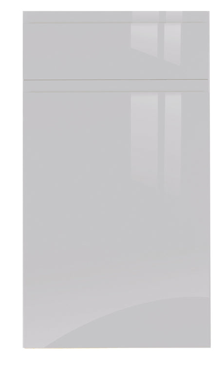 Jay Handleless Light Grey Gloss