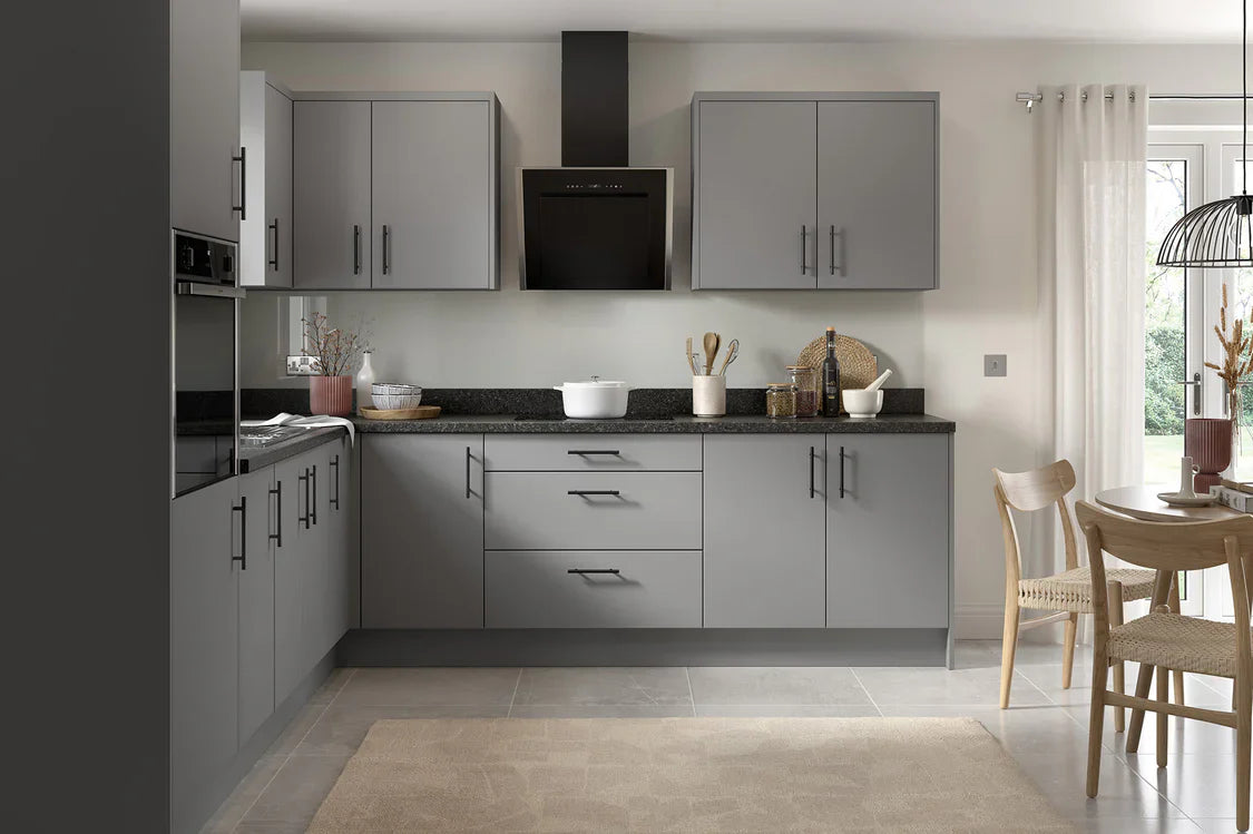 Slab Ultra Matt Dust Grey Kitchen