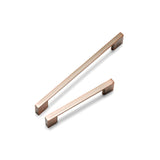 SLIM SQUARE D Handle Kitchen/Bedroom Door Handle Antique Copper