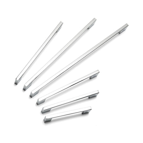 SLIM SQUARE D Handle Kitchen/Bedroom Door Handle Chrome