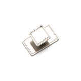 WINDSOR Square Knob Kitchen/Bedroom Door Handle Brushed Nickel