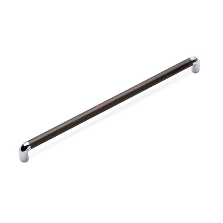 LANY KNURLED D Handle Kitchen/Bedroom Door Handle Antique Copper / Chrome (Various Sizes)