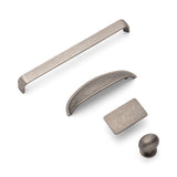 Camden Oval Knob Kitchen/Bedroom Door Handle Pewter