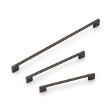 SLIM SQUARE D Handle Kitchen/Bedroom Door Handle Antique Black