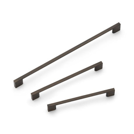 SLIM SQUARE D Handle Kitchen/Bedroom Door Handle Antique Black