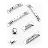 WINDSOR Round Knob Handle Kitchen/Bedroom Door Handle Chrome