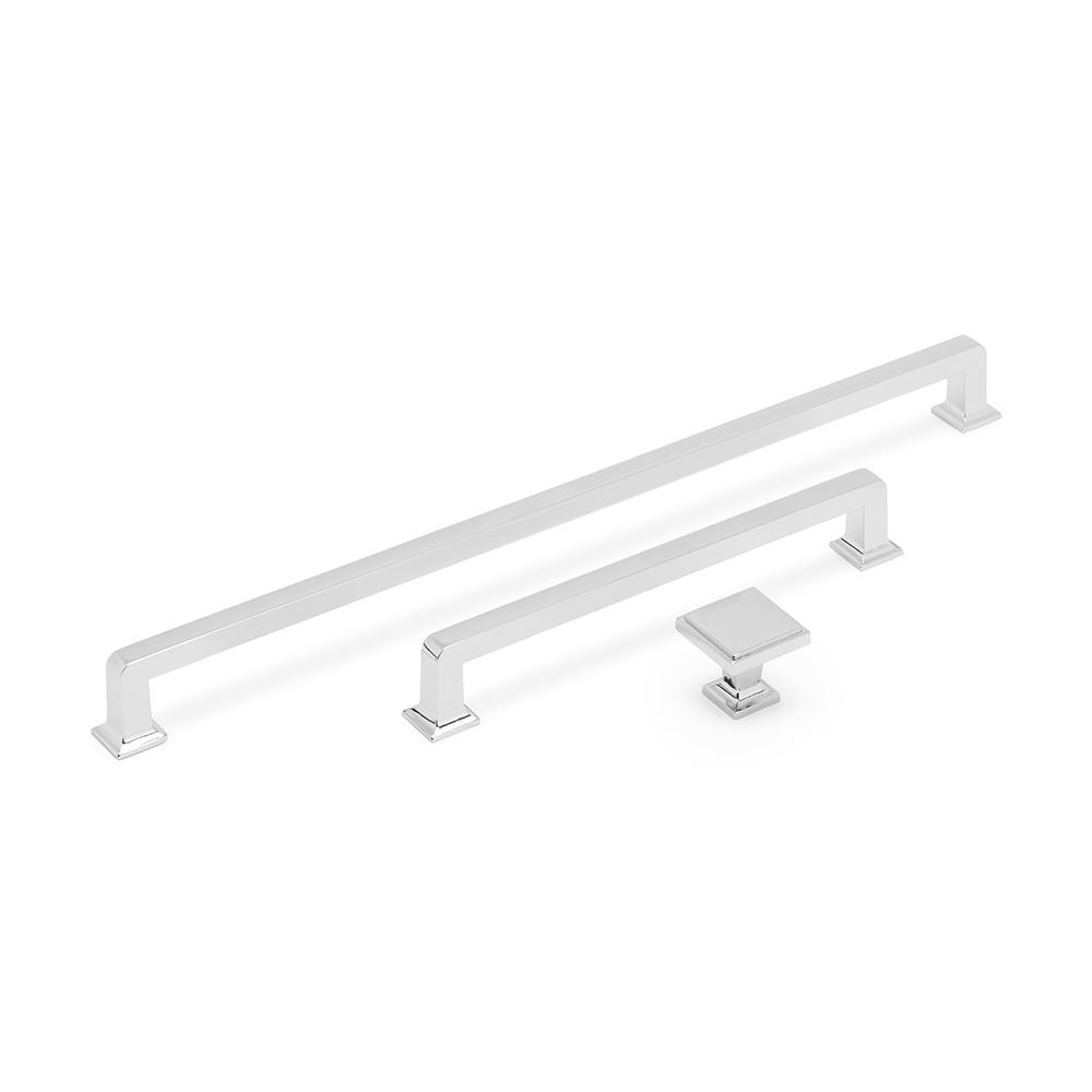 INES D Handle Kitchen/Bedroom Door Handle Chrome (Various Sizes)