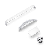 Camden D Kitchen/Bedroom Door Handle Chrome (Various Sizes)