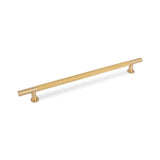 FENDER KNURLED T Bar Handle Kitchen/Bedroom Door Handle Satin Brass (Various Sizes)