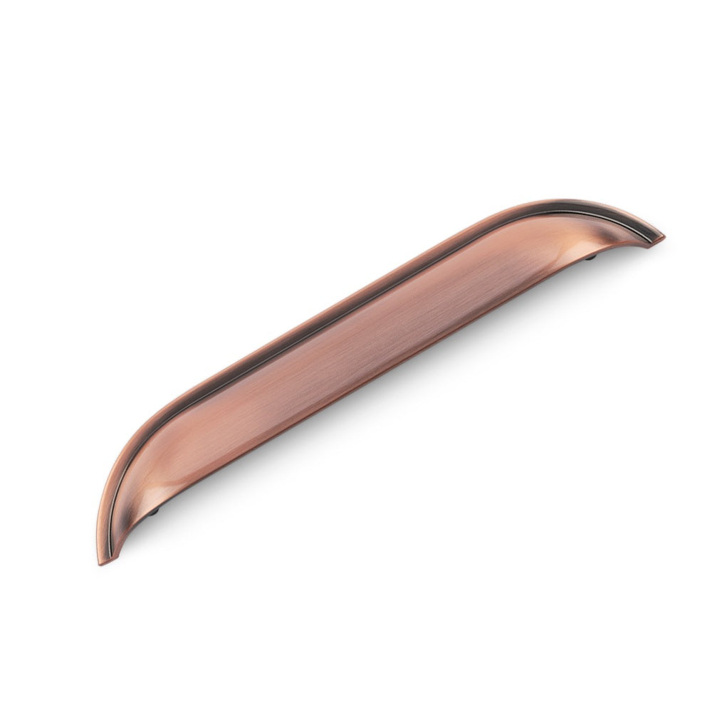 WINDSOR Shell Handle Kitchen/Bedroom Door Handle Antique Copper