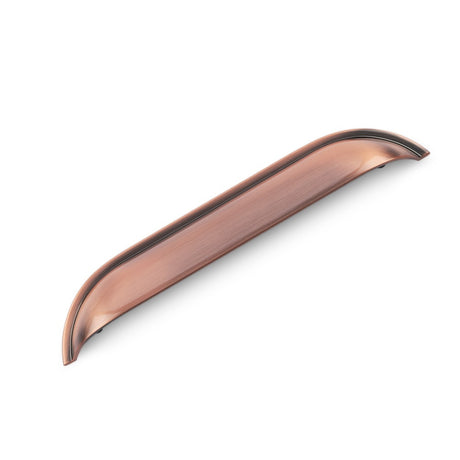 WINDSOR Shell Handle Kitchen/Bedroom Door Handle Antique Copper