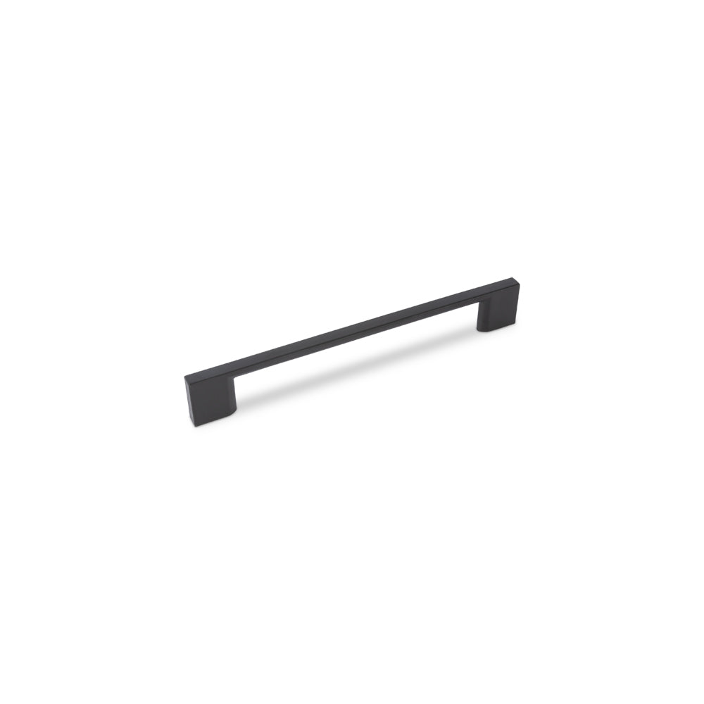 SLIM SQUARE D Handle Kitchen/Bedroom Door Handle Matt Black