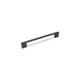 SLIM SQUARE D Handle Kitchen/Bedroom Door Handle Matt Black