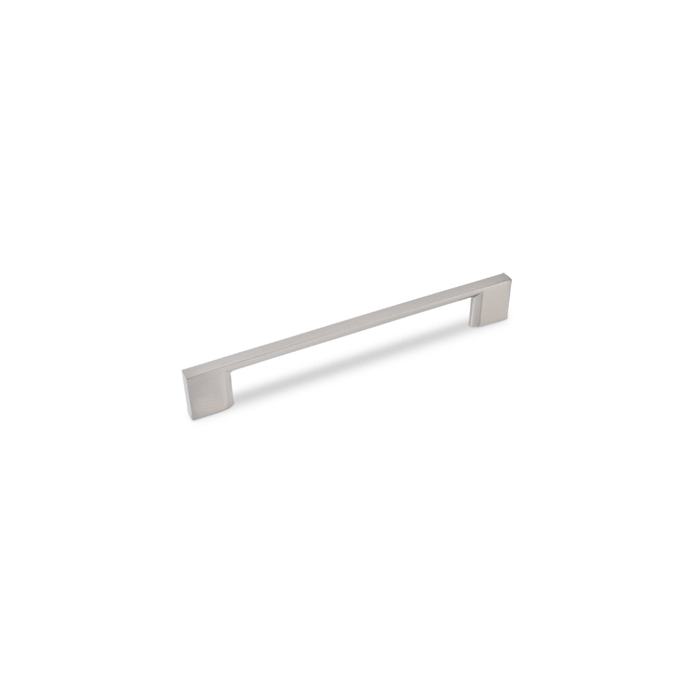 SLIM SQUARE D Handle Kitchen/Bedroom Door Handle Brushed Nickel