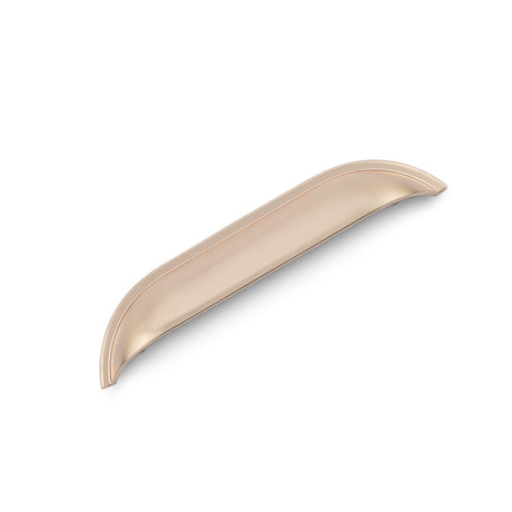 WINDSOR Shell Handle Kitchen/Bedroom Door Handle Champagne Gold