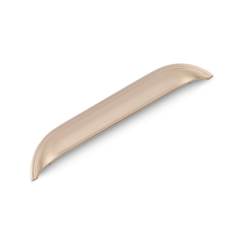 WINDSOR Shell Handle Kitchen/Bedroom Door Handle Champagne Gold