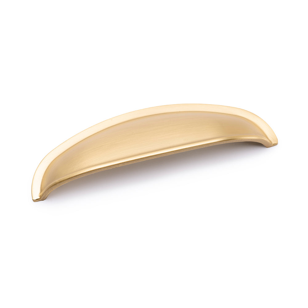 Camden Cup Kitchen/Bedroom Door Handle Satin Brass