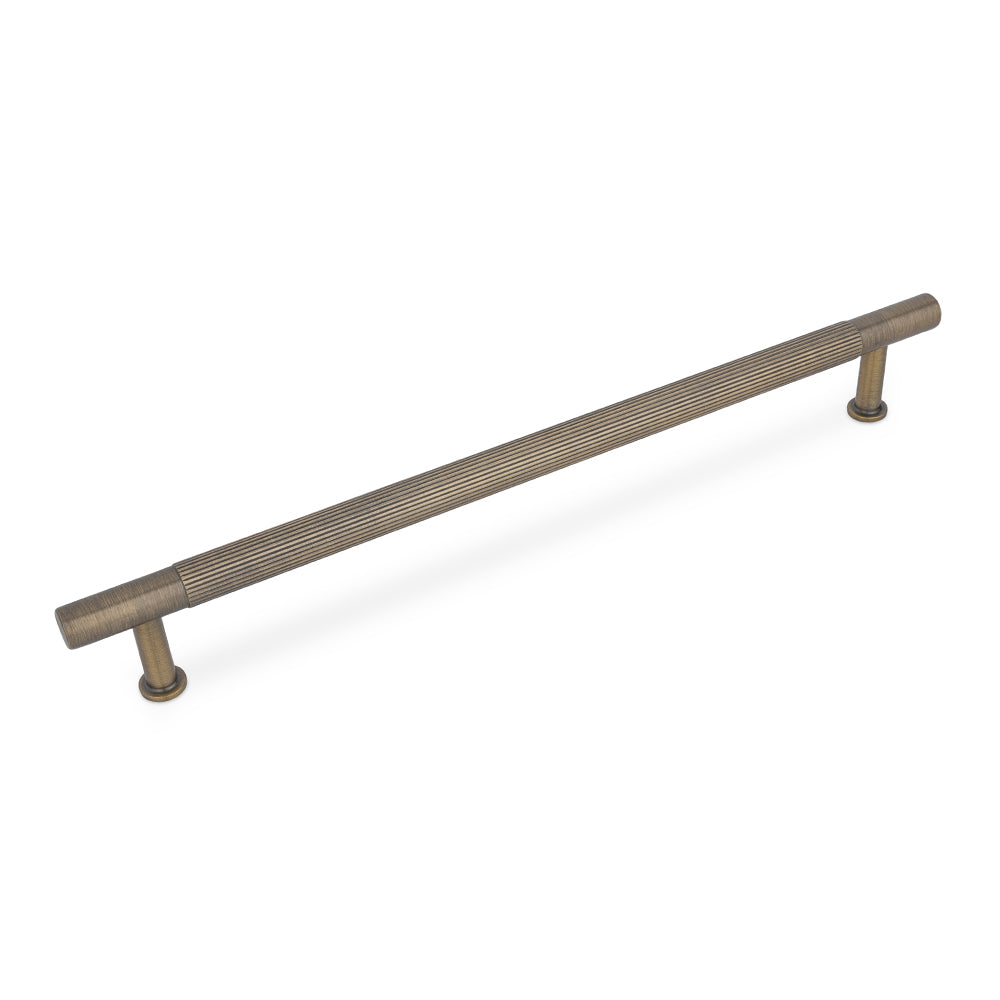 LINEA T Bar Handle Kitchen/Bedroom Door Handle Antique Brass (Various Sizes)