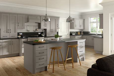 Buckingham Wood Grain Shaker Stone Grey- Replacement Kitchen Doors (Trims & Accessories)