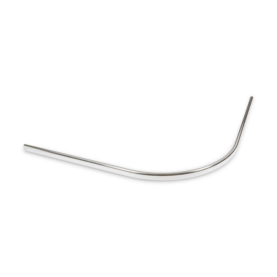 Oval Curved Hanging Rail, 90° Corner Application, 810 x 810mm, Chrome ...