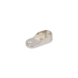Oval End Support, Side Mounted, To Suit HR01 & HR02, Chrome