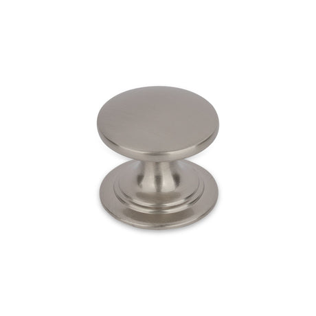 WINDSOR Round Knob Handle Kitchen/Bedroom Door Handle Brushed Nickel