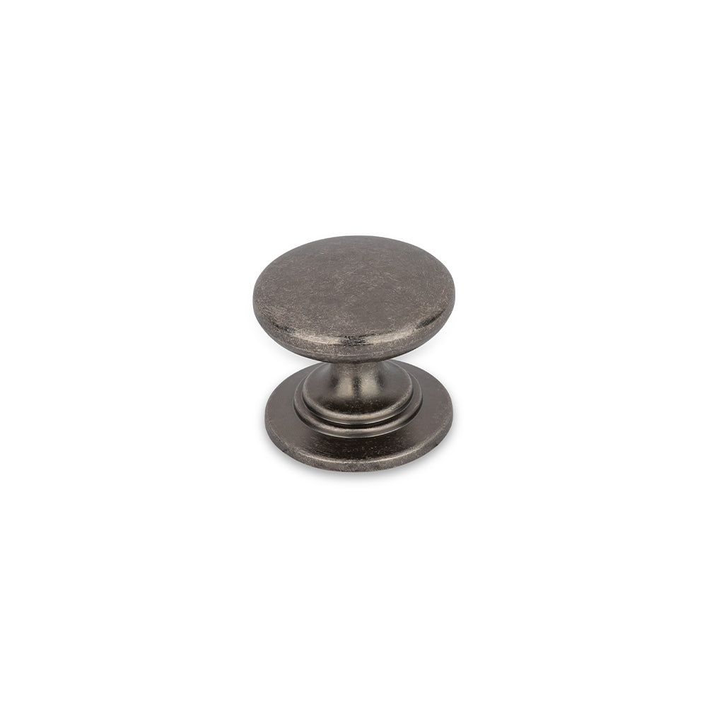 WINDSOR Round Knob Handle Kitchen/Bedroom Door Handle Pewter