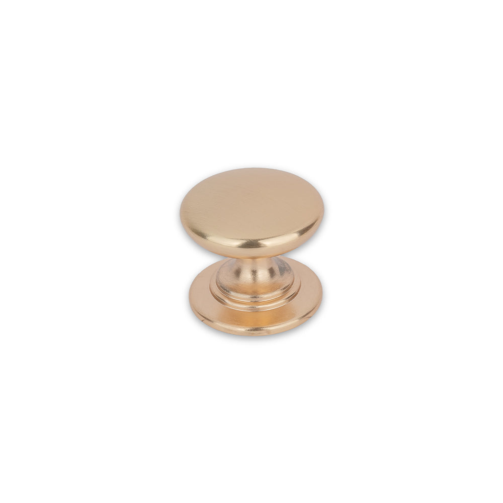 WINDSOR Round Knob Handle Kitchen/Bedroom Door Handle Champagne Gold