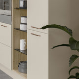 SLIM SQUARE D Handle Kitchen/Bedroom Door Handle Antique Copper