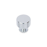 FENDER KNURLED Round Post Knob Kitchen/Bedroom Door Handle Chrome