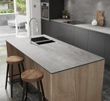 Wilsonart Zenith Woodstone Gris Compact Laminate Kitchen Worktops (Black Core)