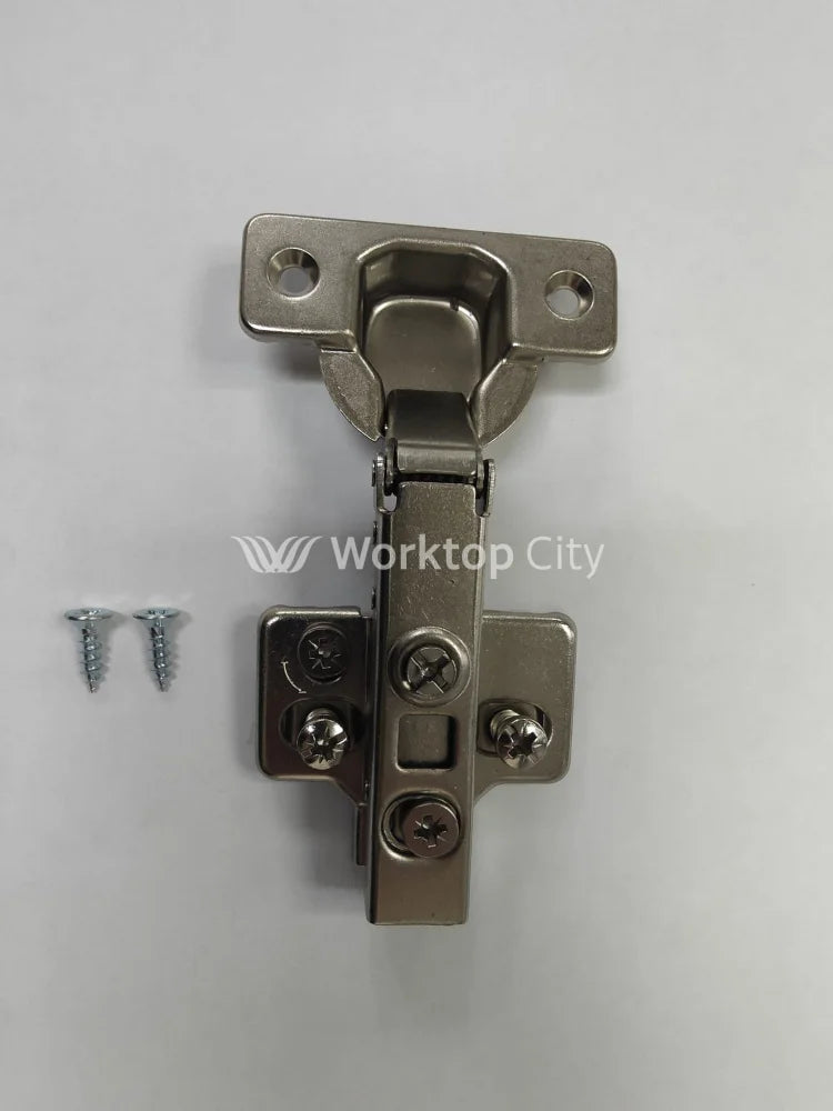 1 Pair 110 Degree Full Overlay Soft Close Kitchen Cabinet Door Hinges Adjustable Inc Backplates + Sc