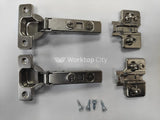 10 PACK 110 Degree Full Overlay Soft Close Kitchen Cabinet Door Hinges Adjustable Inc Backplates