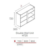 1000mm Kitchen Wall Cabinet  White