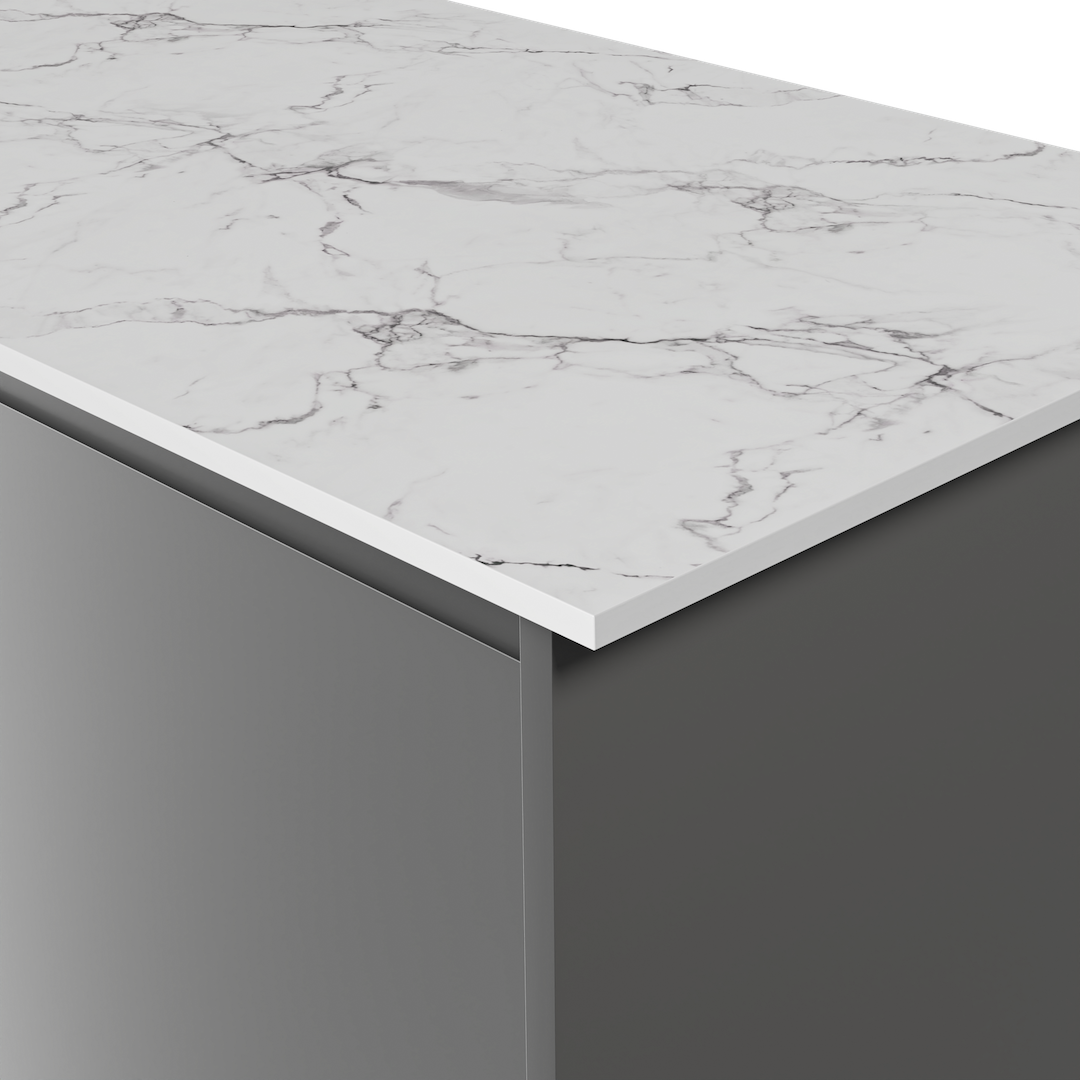 Aria F3460 Calacatta Marble - Satin Ndf Texture White Core