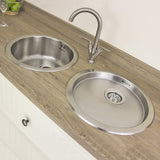 Astini Supra 1.0 Bowl Brushed Stainless Steel Kitchen Sink, Drainer & Waste