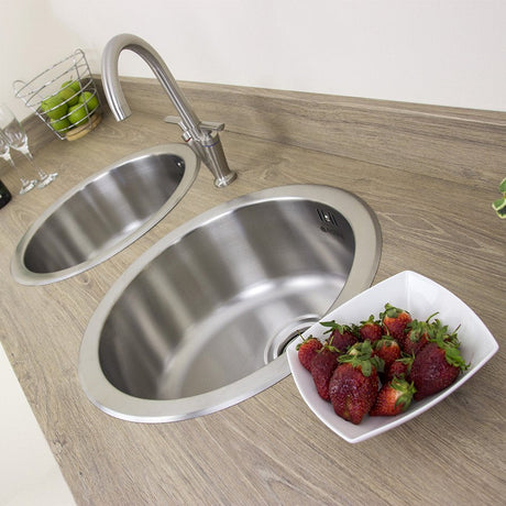 Astini Supra 2.0 Bowl Brushed Stainless Steel Kitchen Sink & Waste