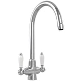 Astini Belfast 800 2.0 B Ceramic Kitchen Sink, Waste & Colonial 7018/CP/WL Tap