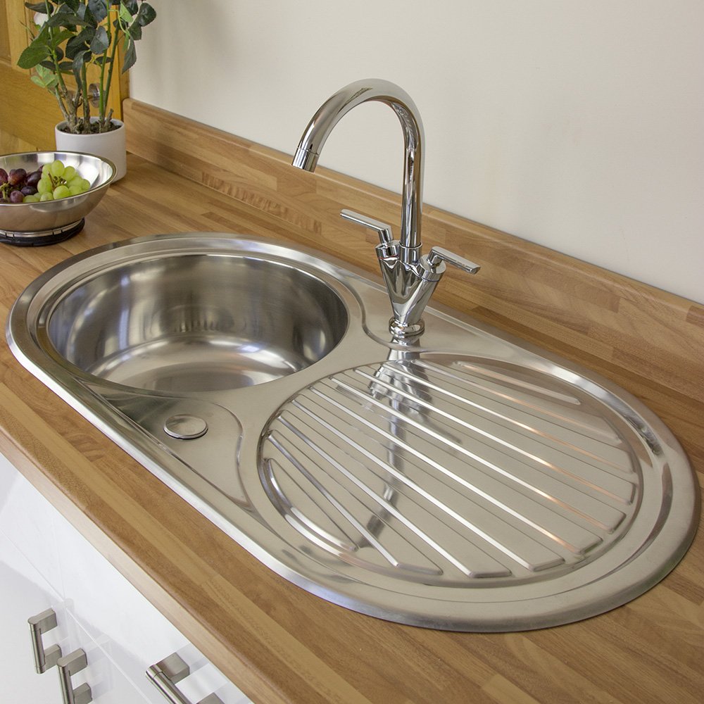 Astini Zerox 1.0 Bowl Brushed Stainless Steel Kitchen Sink & Waste AS5317