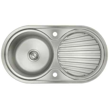 Astini Zerox 1.0 Bowl Brushed Stainless Steel Kitchen Sink & Tap