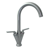 Astini Renzo 1.5 Bowl Stainless Steel Kitchen Sink, Waste & Saturn Tap